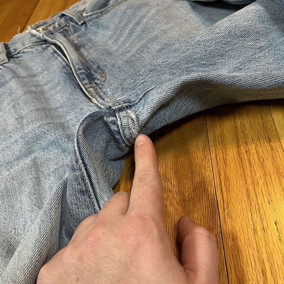 SLVRLAKE Denim Women's London High Rise Straight Leg Jeans 28x30 Distressed - Picture 11 of 12